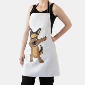 Duitse Herder Dabbing Window Decals voor auto Truc Schort (Insitu)