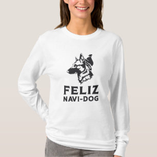Duitse herder Feliz Navi-Dog Dogs Dier  T-shirt