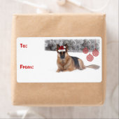 Duitse herder Gift Labels (Insitu)