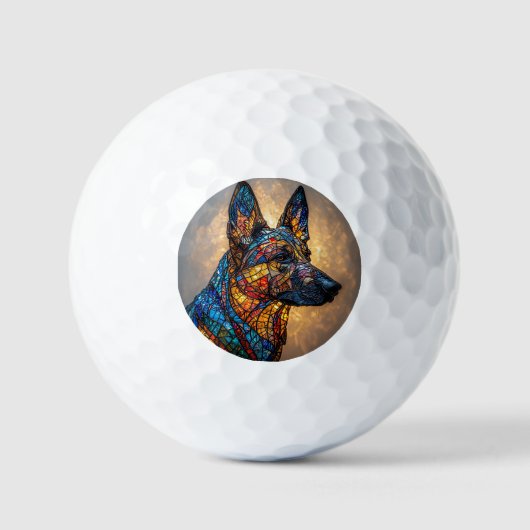 Duitse Herder Golfballen (Voorkant)