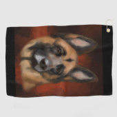DUITSE HERDER GOLFHANDDOEK (Horizontaal)