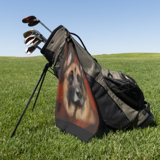 DUITSE HERDER GOLFHANDDOEK (Groen)