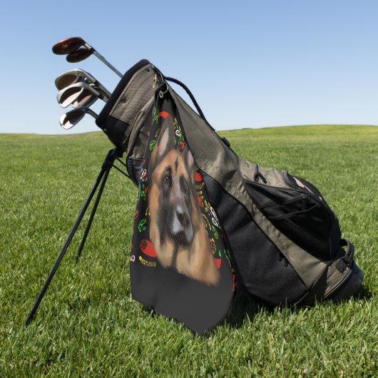 DUITSE HERDER GOLFHANDDOEK (Groen)