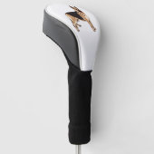 Duitse herder golfheadcover (Schuin)