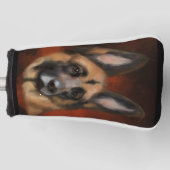 DUITSE HERDER      GOLFHEADCOVER (Voorkant)