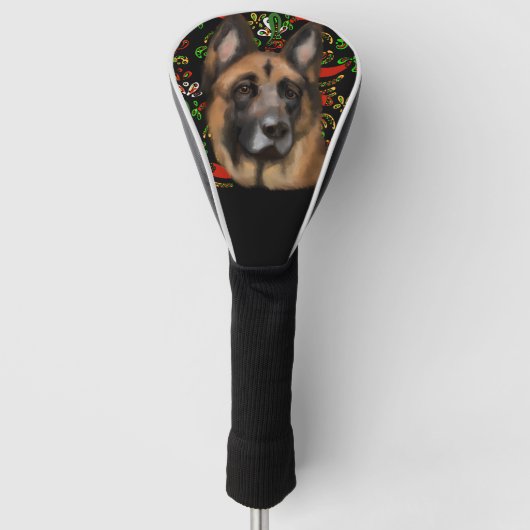 DUITSE HERDER GOLFHEADCOVER (Voorkant)