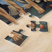 Duitse herder Halloween Spooky Legpuzzel (Zijkant)