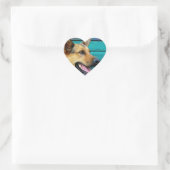 duitse herder hart sticker (Tas)