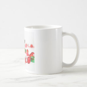 Duitse herder hond een kerstcadeaus Santa Hat Koffiemok