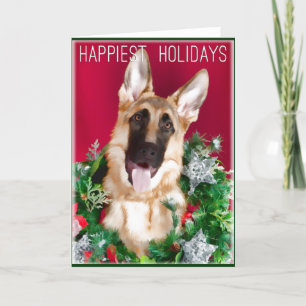 Duitse Herder Hond Kerst Kaarten