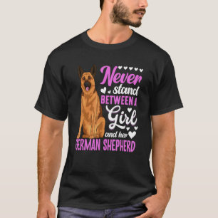 Duitse herder hond kleding voor vrouwen t-shirt