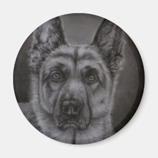 Duitse Herder Hond Kunst - Noble Magneet