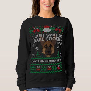Duitse Herder Hond Lelijk Kerstfeest GSD Xmas Trui