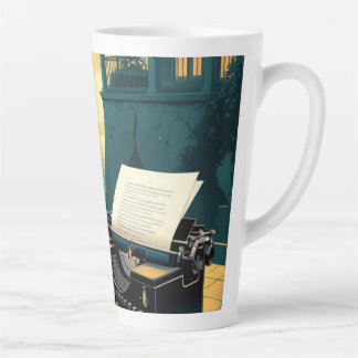 Duitse Herder Hond meneer vintage Latte Mok