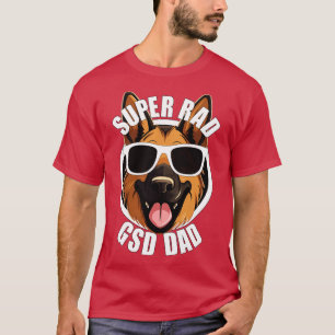 Duitse Herder Hond Papa Grappige GSD Vader T-shirt