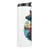 Duitse herder hond piraat thermosbeker (Gedraaid links)