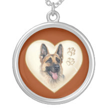 Duitse Herder Hond Sterling Ketting Sieraden