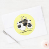 Duitse herder - ik kudde...daarom ben ik Stickers (Envelop)