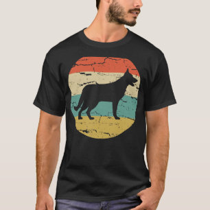 Duitse Herder K9 Politiehond Retro T-shirt