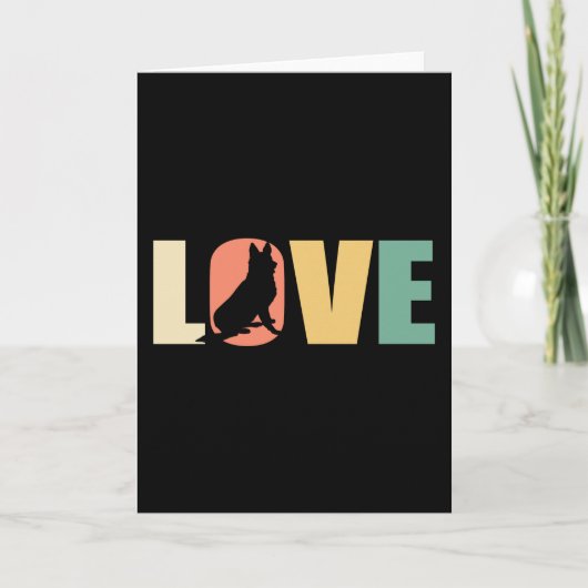 Duitse herder kaart (Voorkant)