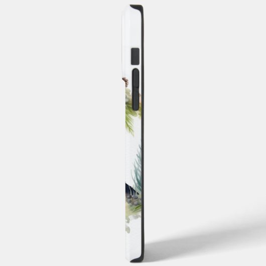 Duitse Herder Kerstkrans Feestelijke Pup Case-Mate iPhone Case (Achterkant / Links)