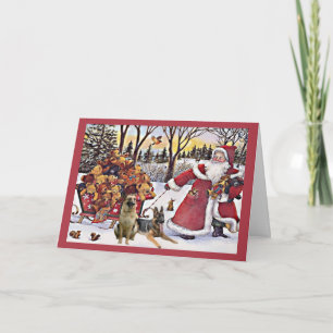 Duitse Herder Kerstman Kaart Santa Beren 1