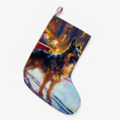 Duitse herder Kerstmis Feestelijk Seizoen Kleine Kerstsok (Voorkant (Hangend))