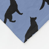 Duitse herder kiest kleur fleece deken (Hoek)