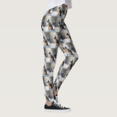 duitse herder laat het sneeuwen kerst leggings (Rechts)