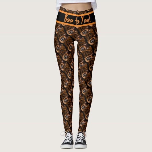 Duitse Herder Leggings (Voorkant)