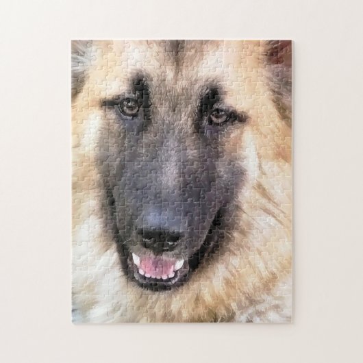 Duitse herder legpuzzel (Verticaal)