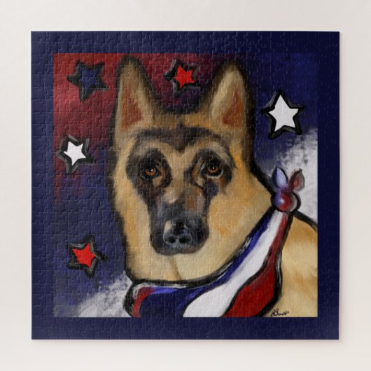 DUITSE HERDER LEGPUZZEL (Verticaal)