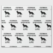 Duitse herder leven cadeaupapier (Vlak)