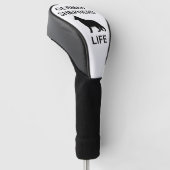 Duitse herder leven golfheadcover (Schuin)