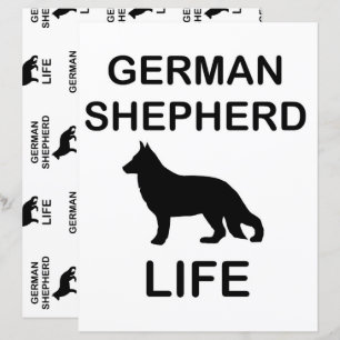 Duitse herder leven plakboek