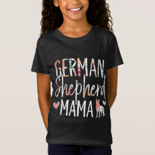 Duitse herder mama Hondenliefhebber voor moeder ei T-shirt