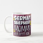 Duitse herder mama & koffie verslaafde Mok (Links)