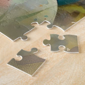 Duitse herder met paaseieren legpuzzel (Zijkant)