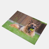 Duitse herder met Tennis Ball Deurmat (Schuin)