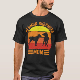 Duitse Herder Moeder Hond Moederdag Matching Par T-shirt