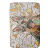 Duitse herder - Mozaïek kunst Badmat (Voorkant Verticaal)