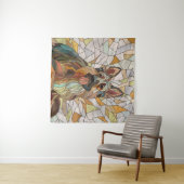 Duitse herder - Mozaïek kunst Wandkleed (In Situ (horizontaal))