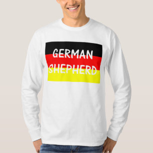 Duitse herder naam op flg t-shirt