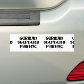Duitse herder ouder bumpersticker (Op auto)