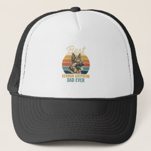Duitse Herder Papa Vintage Zonsondergang Shirt Ont Trucker Pet