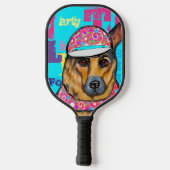 Duitse Herder Pickleball Paddle (Achterkant)