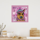 Duitse Herder Poster (Keuken)