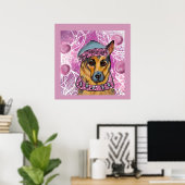 Duitse Herder Poster (Thuiskantoor)