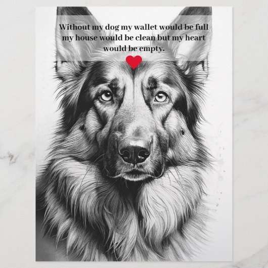 Duitse Herder Puppies te koop Flyer (Achterkant)