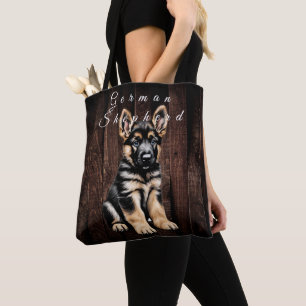 Duitse herder puppy Canvas tas